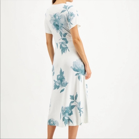 Alfani Mothers Day Button Up Front Tie Midi Dress Size M - Picture 6 of 13